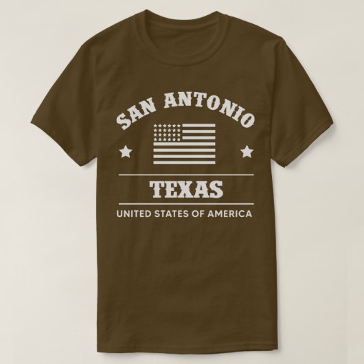 San Antonio Texas USA T-shirt (Design voorkant)