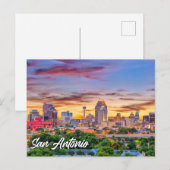 San Antonio, Texas, Verenigde Staten Briefkaart (Voorkant / Achterkant)
