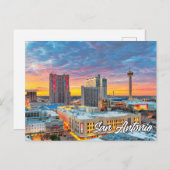 San Antonio, Texas, Verenigde Staten Briefkaart (Voorkant / Achterkant)