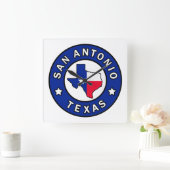 San Antonio Texas Vierkante Klok (Huis)