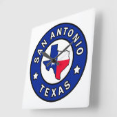 San Antonio Texas Vierkante Klok (Hoek)