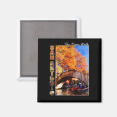 San Antonio, Texas: Walkbrug Magneet (Voorkant / Achterkant)