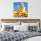 San Antonio Texas Wrapped Canvas Art 16.80 X 17.50 (Insitu (Slaapkamer))