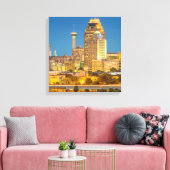 San Antonio Texas Wrapped Canvas Art 16.80 X 17.50 Afdruk (Insitu (Woonkamer))