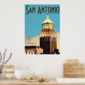  San Antonio Travel Poster (Keuken)