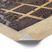 San Antonio TX Bird's Eye Panoramic Map 1873 Poster (Hoek)