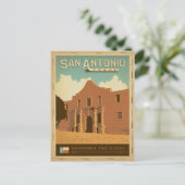 San Antonio, TX Briefkaart (Staand voorkant)