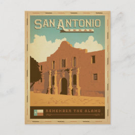 San Antonio, TX Briefkaart