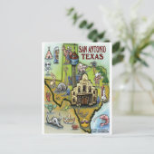 San Antonio TX Briefkaart (Staand voorkant)