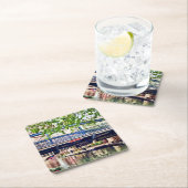 San Antonio TX - Brug op Paseo Del Rio Kartonnen Onderzetters (Insitu)