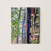 San Antonio TX - Brug op Paseo Del Rio Legpuzzel (Verticaal)