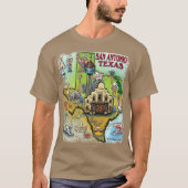 San Antonio TX T-shirt (Voorkant)