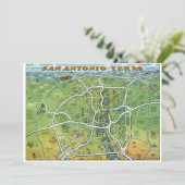 San Antonio Uitnodiging (Staand voorkant)