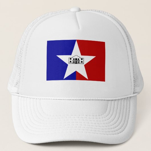 San Antonio-vlag Trucker Pet (Voorkant)