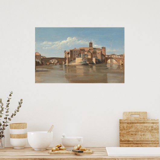 San Bartolomeo - Jean-Baptiste - Corot Fine Art Poster (Keuken)