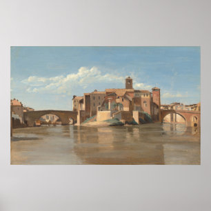 San Bartolomeo - Jean-Baptiste - Corot Fine Art Poster