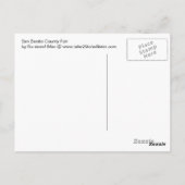 San Benito County Fair Briefkaart (Achterkant)