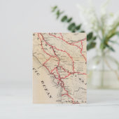 San Benito, Fresno, Monterey, San Luis Obispo Briefkaart (Staand voorkant)