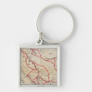 San Benito, Fresno, Monterey, San Luis Obispo Sleutelhanger