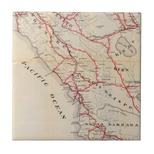 San Benito, Fresno, Monterey, San Luis Obispo Tegeltje