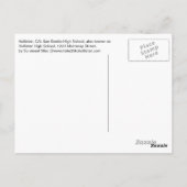 San Benito High School Briefkaart (Achterkant)
