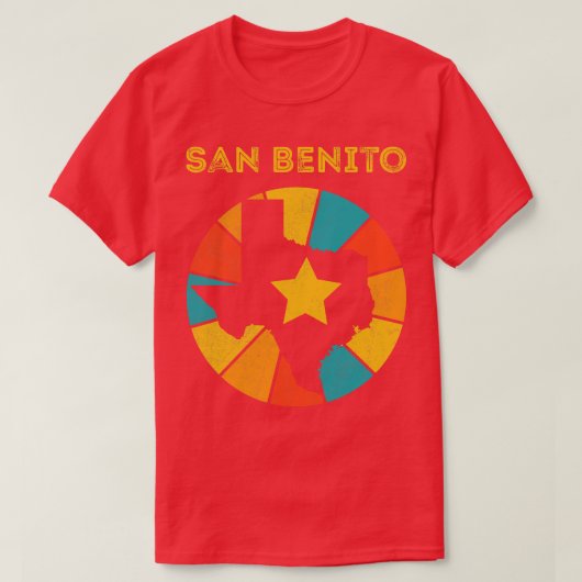 San Benito Vintage Nestress Souvenir 1 T-shirt (Design voorkant)