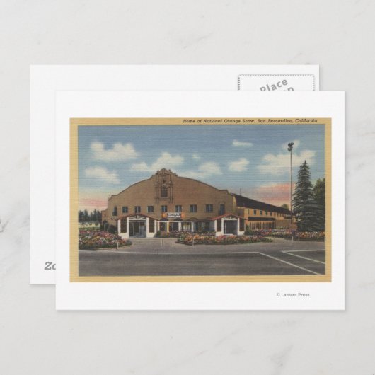 San Bernardino, CA - Huis van het Nationaal Sinaas Briefkaart (Voorkant / Achterkant)