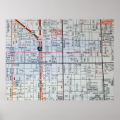 San Bernardino, CA Map Poster (Voorkant)