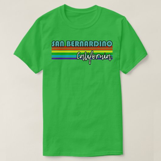 San Bernardino California Pride San Bernardino LG T-shirt (Design voorkant)