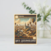 San Bernardino, Californië |  BRIEFKAART (Staand voorkant)