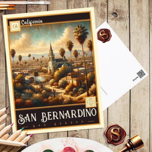 San Bernardino, Californië |  BRIEFKAART