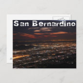 San Bernardino Californië Briefkaart (Voorkant / Achterkant)