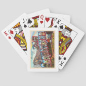 San Bernardino Californië CA Large Letter Briefkaa Pokerkaarten (Achterkant)