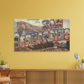 San Bernardino, Californië - grote lettertjes Canvas Afdruk (Insitu (Woonkamer))