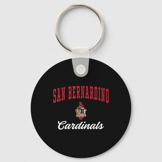 San Bernardino High School Kardinalen C3 Sleutelhanger (Voorkant)