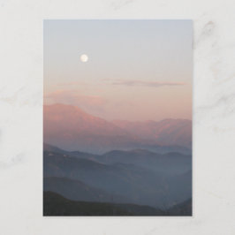 San Bernardino Mountain Moonrise Briefkaart