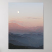 San Bernardino Mountain Moonrise Poster (Voorkant)