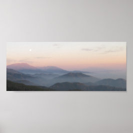 San Bernardino Mountain Moonrise Poster