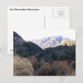 San Bernardino Mountains Briefkaart (Voorkant / Achterkant)