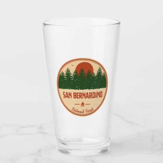 San Bernardino Nationaal bos Glas (Voorkant)