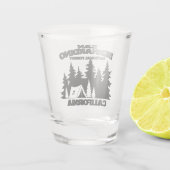 San Bernardino Nationaal bos Shot Glas (Achterkant)
