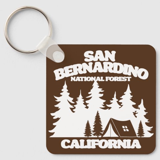 San Bernardino Nationaal bos Sleutelhanger (Voorkant)