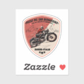San Bernardino Pass in moto zwitserse apls Sticker (Vel)