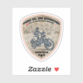 San Bernardino Pass in moto zwitserse apls Sticker (Vel)