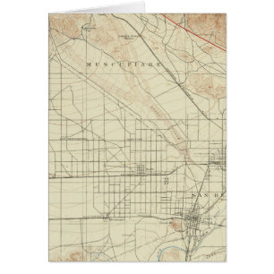 San Bernardino quadrangle toont San Andreas Rift