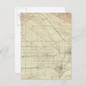 San Bernardino quadrangle toont San Andreas Rift Briefkaart (Voorkant / Achterkant)