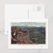 San Bernardino, Rim O' The World Hwy Briefkaart (Voorkant / Achterkant)