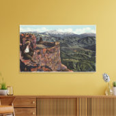 San Bernardino, Rim O' The World Hwy Canvas Afdruk (Insitu (Woonkamer))