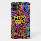 San Blas Eiland Mola Collage Case-Mate iPhone Case (Achterkant)
