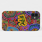 San Blas Eiland Mola Collage Case-Mate iPhone Case (Achterkant (horizontaal))